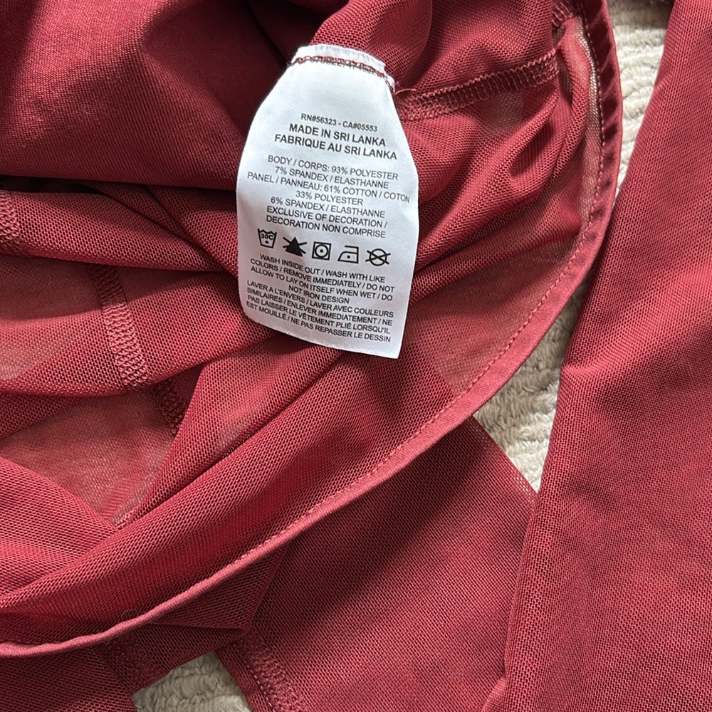 Nike Long Sleeve Mesh Bodysuit NWOT - Picture 7 of 8